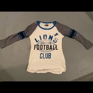 Detroit Lions Shirt- Womens Medium